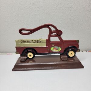 Chestnut Creek Cast Iron Truck Nutcracker Two Sided